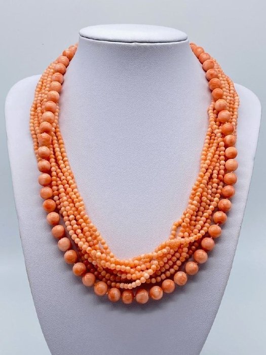 Preview of the first image of 18 kt. Gold - Necklace Coral.