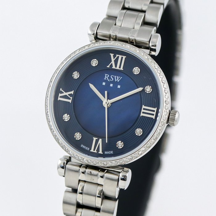 Image 2 of RSW - Swiss Diamond Watch - NO RESERVE PRICE - RSWL141-SS-D-9 - Women - 2011-present