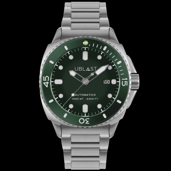Preview of the first image of Ublast - SeaStrong Green Automatic - UBSS46SGN - Sub 100 ATM - Men - New.