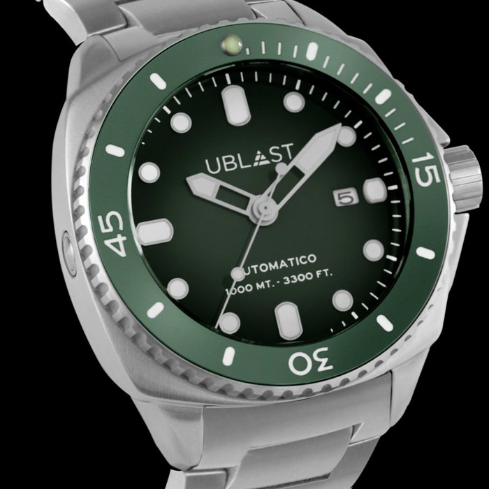 Image 3 of Ublast - SeaStrong Green Automatic - UBSS46SGN - Sub 100 ATM - Men - New