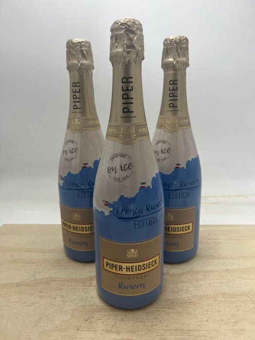 Piper-Heidsieck "French Riviera" Edition - Champagne Demi-Sec - 3 Flaschen (0,75 l)