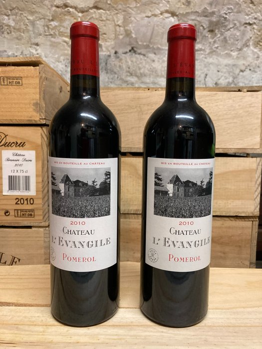 2010 Chateau l'Evangile - Pomerol - 2 Bottiglie (0,75 L)