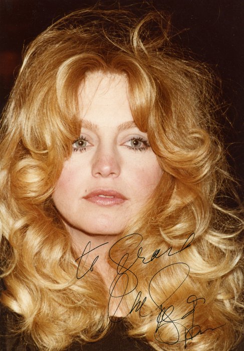 Gérard Fouquet (1959-2009) - Goldie Hawn, autographe - Catawiki