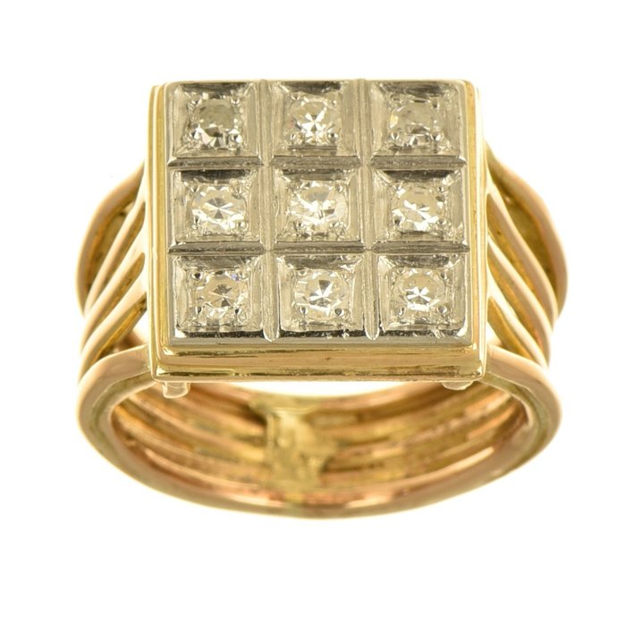 Image 3 of 18 kt. Gold - Ring Diamonds