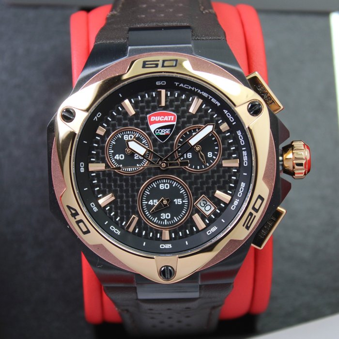 Preview of the first image of Ducati - Corse Motore IP Chronograph - DTWGC2019010 - Men - 2011-present.