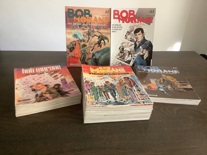 Preview of the first image of Bob Morane Range 1 t/m 43 - Lombard 2e reeks - Diverse titels (zie toelichting) - Softcover - Mixed.
