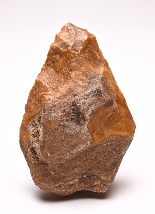 Paleolitico Pietra Focaia Ascia a mano del Paleolitico medio - (135×91×-  mm) - Catawiki