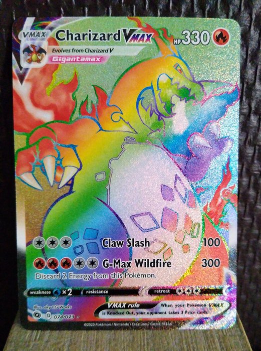 Gamefreak - Pokémon - Trading card CHARIZARD VMAX 074/073 - 2020