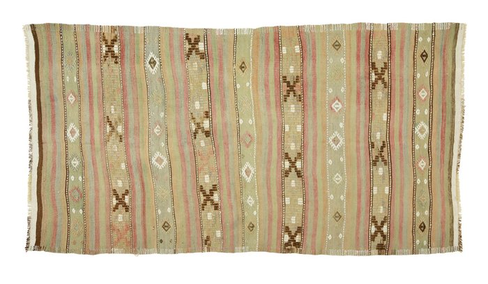 Usak - 凯利姆平织地毯 - 243 cm - 130 cm