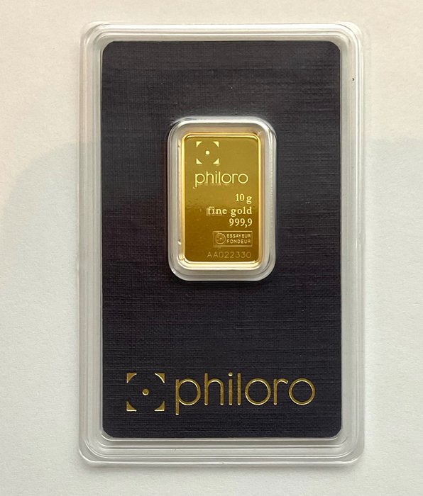 10 gram - Guld - Philoro, Germany - Forseglet