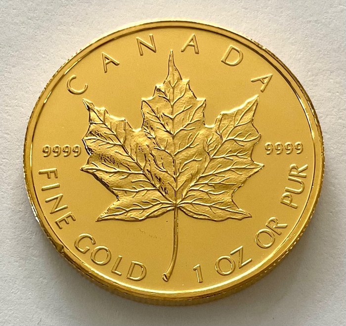Καναδάς. 50 Dollars 2010 - Maple Leaf - 1 oz