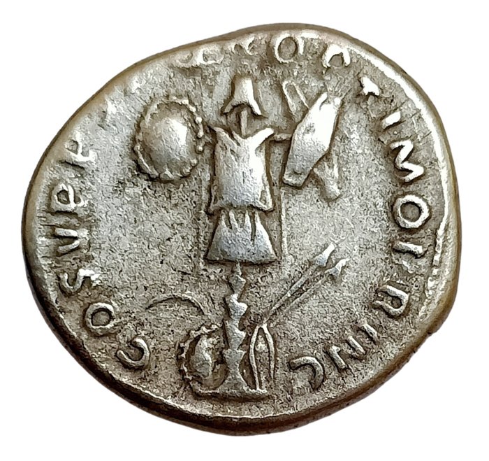 Roman Empire. Trajan (AD 98-117). AR Denarius,  Rome AD 107