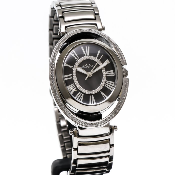 Image 3 of GEOVANI - Swiss Diamond Watch - GOL524-SS-D-8 "NO RESERVE PRICE" - Women - 2011-present