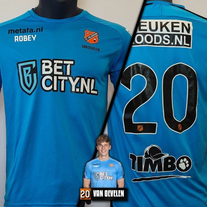 FC Volendam 2022/23 (Keeper) - Match issued shirt Kayne van Oevelen (#20) - Hand signed
