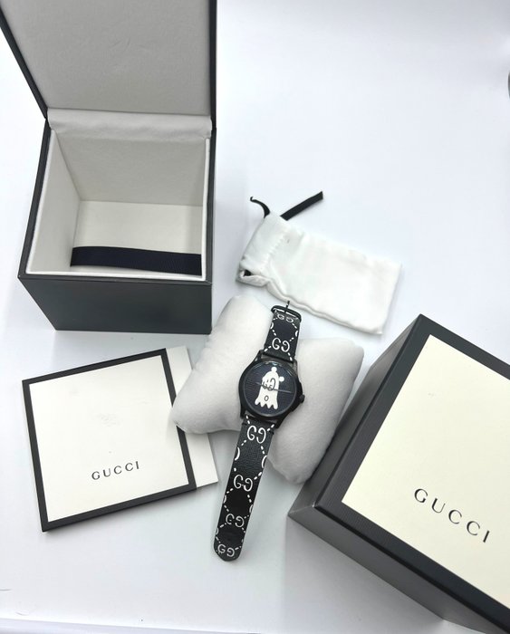 Gucci - G-Timeless Ghost Black White 