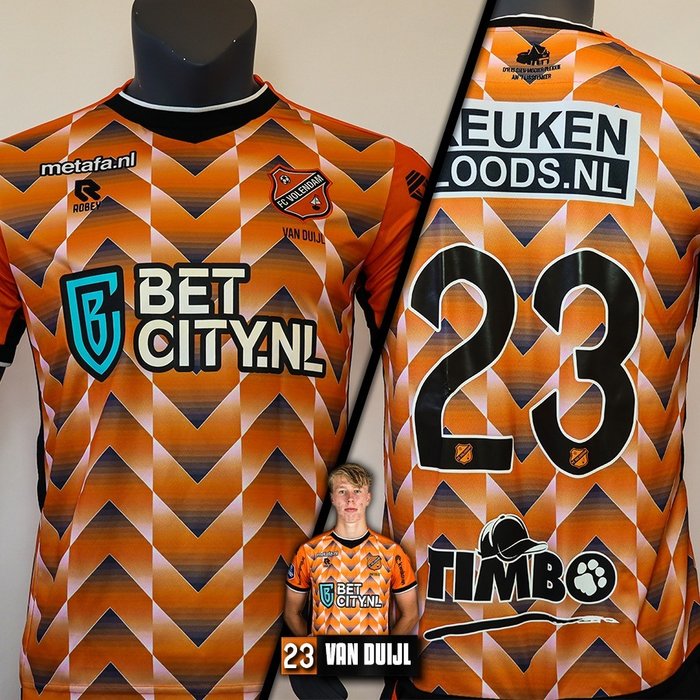 FC Volendam 2022/23 - Match worn home shirt (#23) Billy van Duijl - Hand signed