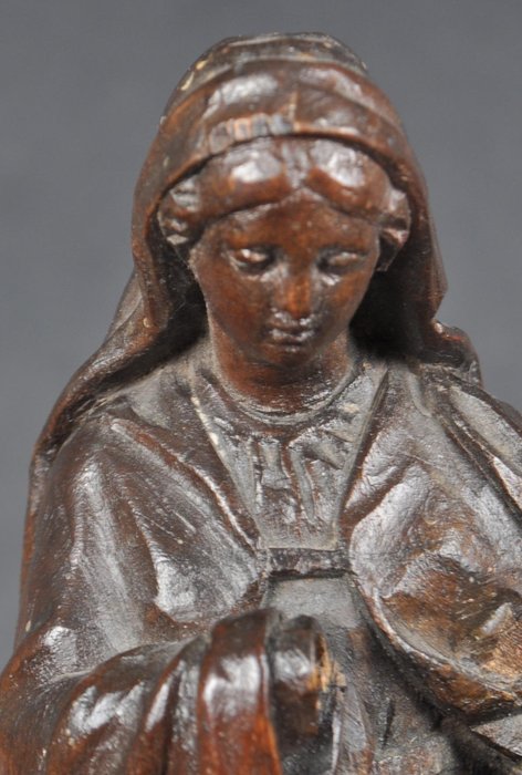 Skulptur, Mary - 20 cm - Trä