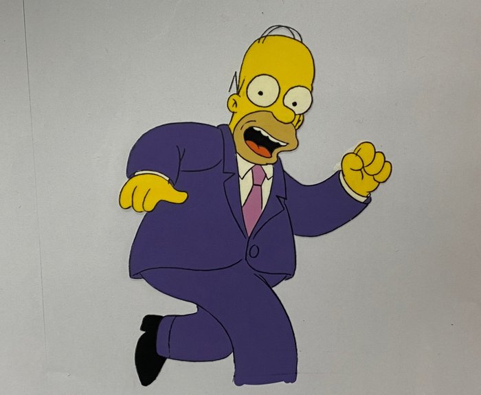 The Simpsons - Original animation cel of Homer Simpson (1990's)