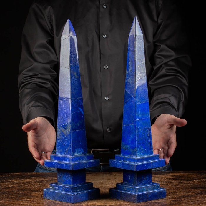 Najwyższa jakość Lapis Lazuli Obeliski - 480×215×105 cm - 6 kg
