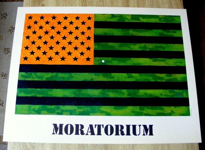 Jasper Johns (after) - Moratorium - anii `60