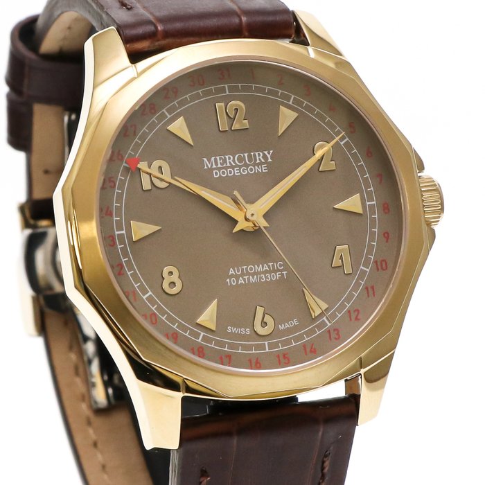 Preview of the first image of MERCURY - NEW MODEL - DODEGONE - Automatic Swiss Watch - MEA479-GL-4 "NO RESERVE PRICE" - Men - 201.