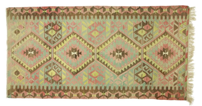Usak - 凯利姆平织地毯 - 298 cm - 157 cm