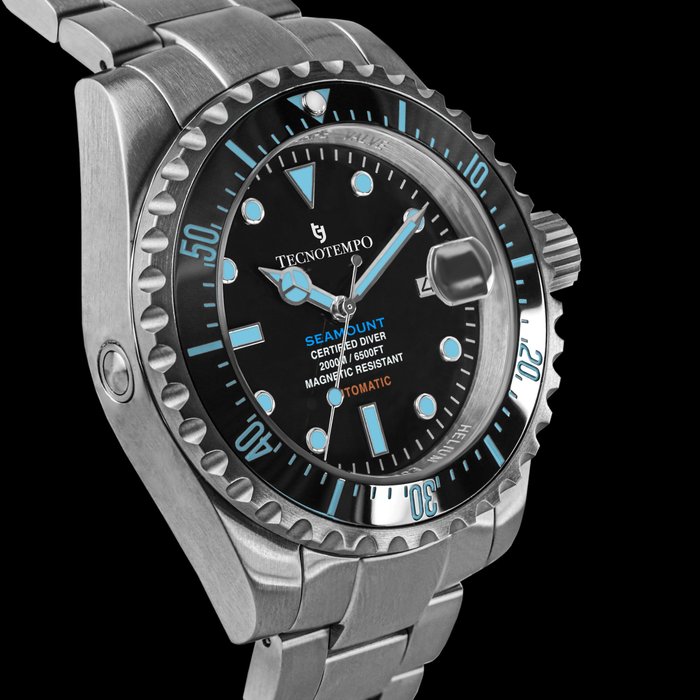 Image 2 of Tecnotempo - "NO RESERVE PRICE" - - Professional Diver 200 ATM WR "SEAMOUNT" - Limited Edition - -