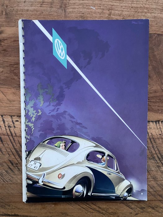 Preview of the first image of Documentation - Oude originele Volkswagen verkoop brochure uit de jaren 50 van de vorige eeuw - Vol.