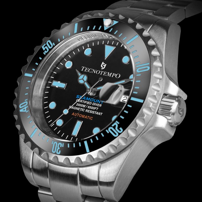 Tecnotempo® - "NO RESERVE PRICE" - Automatic Diver 2000M "SEAMOUNT" - Limited Edition - - 沒有保留價 - TT.2000S.ASN - 男士 - 2011至今