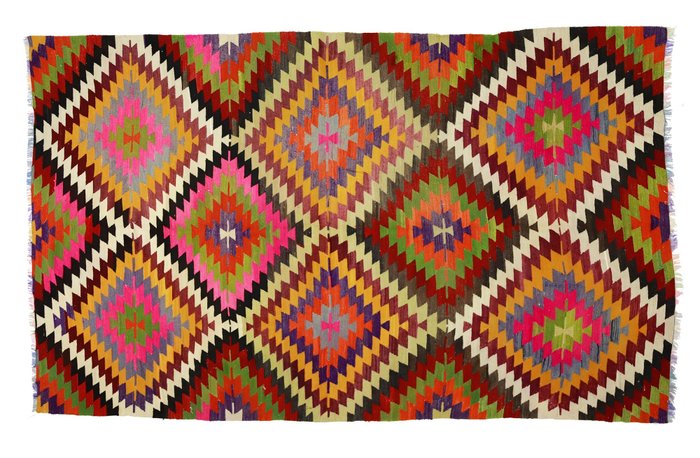 Usak - 凯利姆平织地毯 - 264 cm - 172 cm