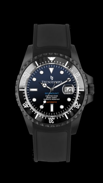 Image 3 of Tecnotempo - Professional Diver 200ATM WR - "SEAMOUNT" Edizione Limitata - - TT.2000S.GNB (Blue/Bla