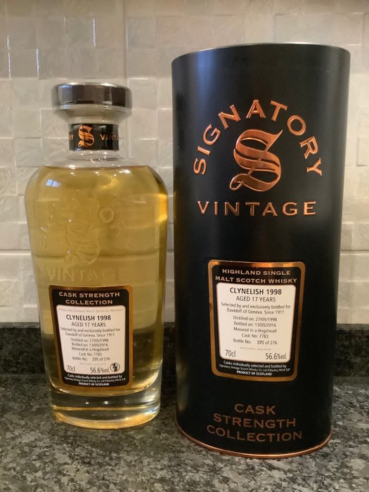 Clynelish 1998 17 years old Cask Strength Collection – Signatory Vintage – b. 2016 – 70cl