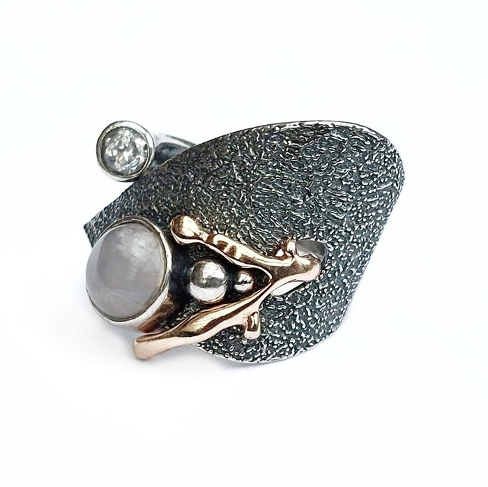 Image 2 of Juri Hartiv - 925 Silver - Ring Quartz - No Reserve Price