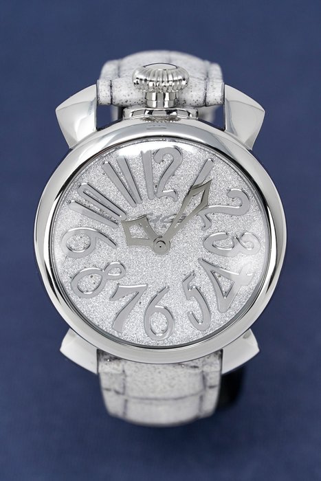 Preview of the first image of GaGà Milano - Manuale 40mm Stardust Grey + FREE SHIPPING - 5220.02GREY - Women - 2011-present.