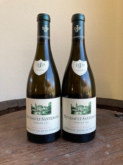 2018 Meursault 1° Cru "Santenots". Domaine Jacques Prieur - 勃艮第 - 2 Bottles (0.75L)
