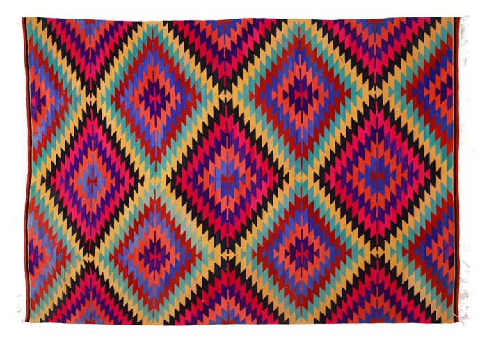 Usak - 凯利姆平织地毯 - 272 cm - 191 cm