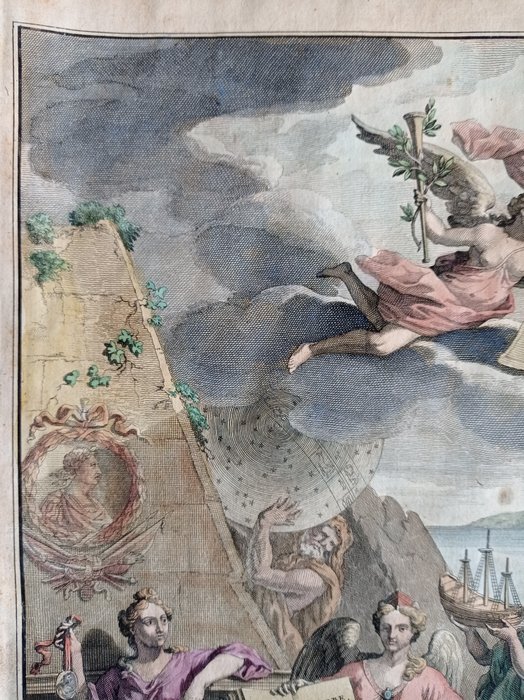 Image 2 of Title page, x; H. A. Chatelain - Atlas Historique - 1701-1720