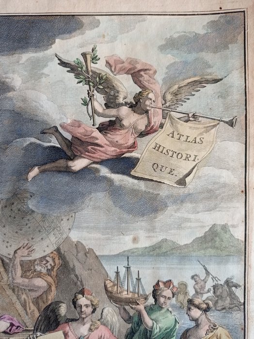 Image 3 of Title page, x; H. A. Chatelain - Atlas Historique - 1701-1720
