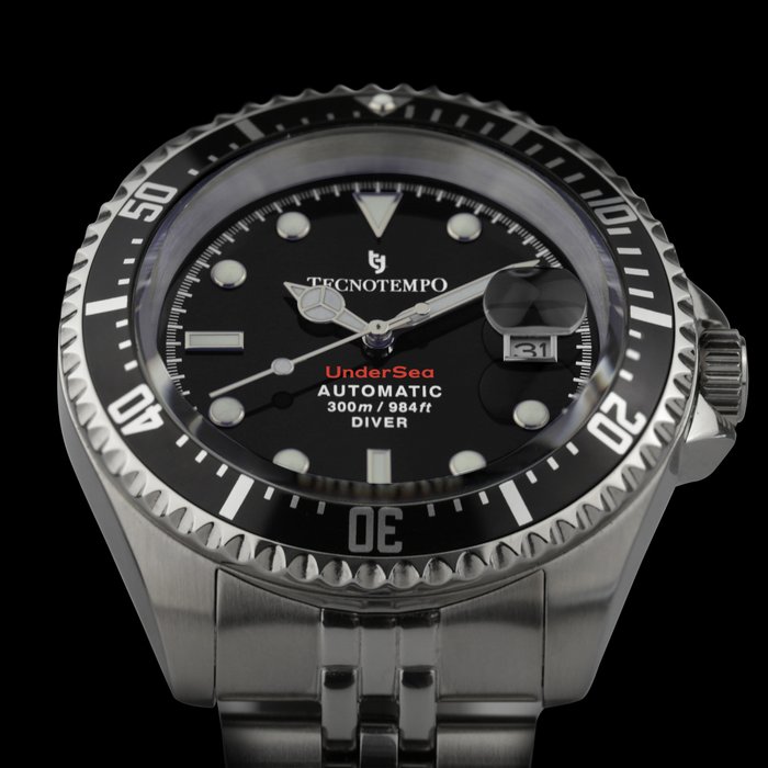 Image 3 of Tecnotempo - "NO RESERVE PRICE" Diver 300M WR - "UnderSea" Limited Edition - - TT.300US.N (Black) -