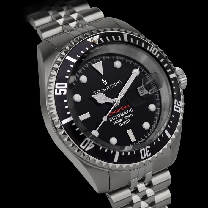 Image 2 of Tecnotempo - "NO RESERVE PRICE" Diver 300M WR - "UnderSea" Limited Edition - - TT.300US.N (Black) -