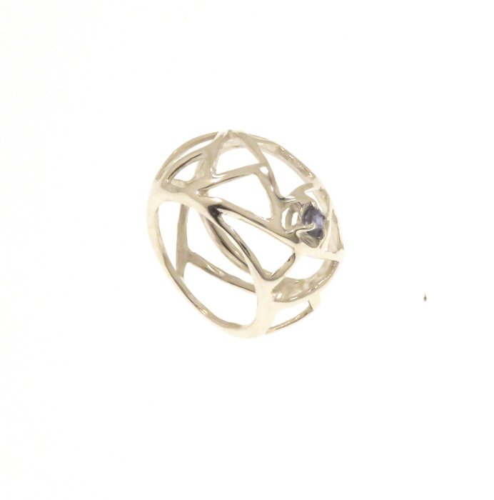 Image 2 of Botta Gioielli - 925 Silver - Ring - 0.20 ct Sapphire - No Reserve Price