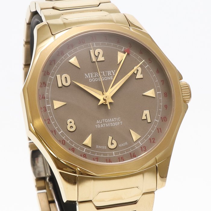 Preview of the first image of MERCURY - NEW MODEL - DODEGONE - Automatic Swiss Watch - MEA479-GG-3 "NO RESERVE PRICE" - Men - 201.