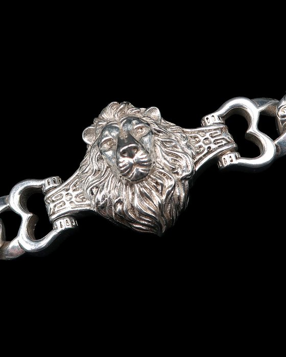 Suojaranneke - Leijona - Uskonto ja kuninkaallinen - Voiman ja voiman symboli - Rannekoru