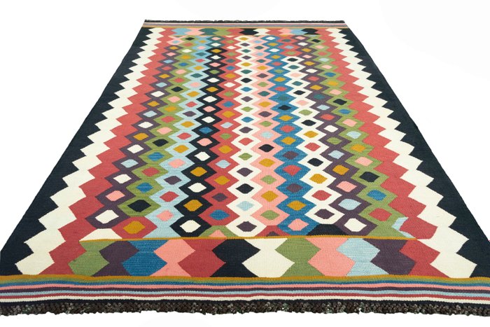 基里姆法尔斯 - 凯利姆平织地毯 - 322 cm - 211 cm