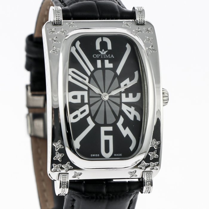 Preview of the first image of Optima - Swiss Diamond - "NO RESERVE PRICE" - OSM189-SL-D-3 - Men - 2011-present.