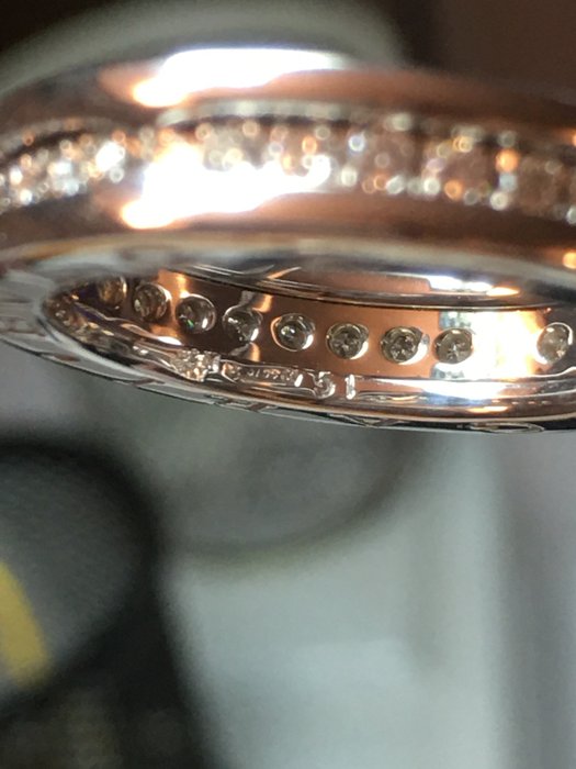 Image 3 of Bvlgari - 18 kt. Gold - Ring - 0.49 ct Diamond