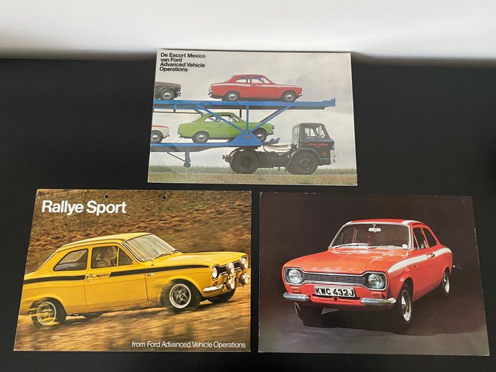 Brochures/catalogi – Ford Escort Mexico MK1(Rally Sport) – Ford – 1970-1980