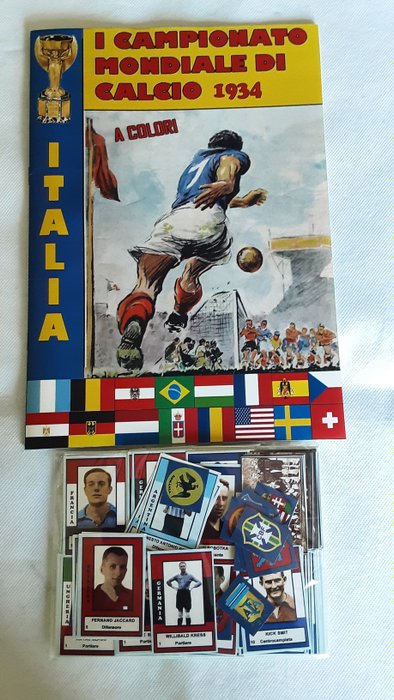 Variant Panini - World Cup Italia 34 - 1 Empty album + complete loose sticker set