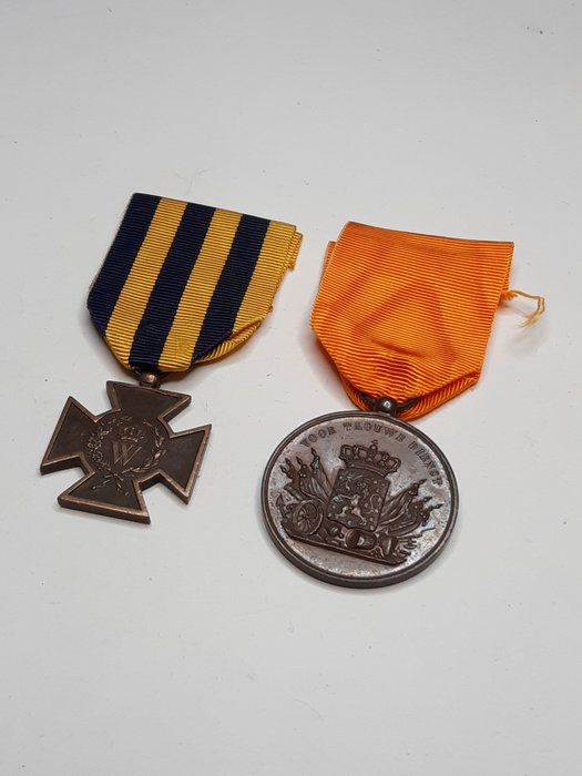 Pays-Bas - Médaille, Récompense, croix en métal campagne de dix jours  1830-1831 - Catawiki