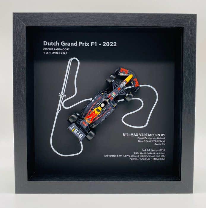 Preview of the first image of Red Bull Racing - 1:43 - Framedwheels - F1 Dutch GP 2022 - Circuit Zandvoort Holland - RB18 #1.